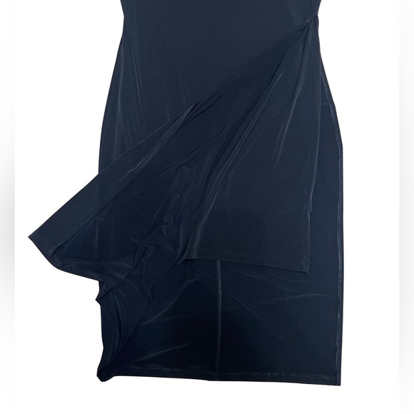 Banana Republic Black Maxi Dress with High Side Slit - Picture 4 of 9